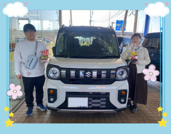 スペーシアギアのご納車おめでとうございます！